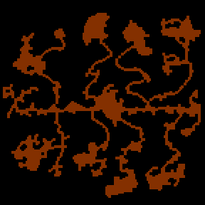 Underground minimap of The stinky Bunghole.