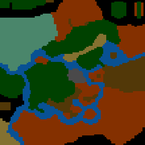 Underground minimap of The Story of the Fool