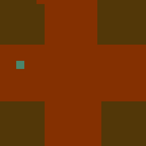 Underground minimap of The Undead Dungeon (1vs1)