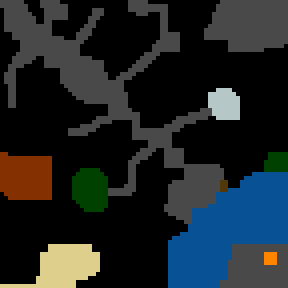 Underground minimap of The Underking