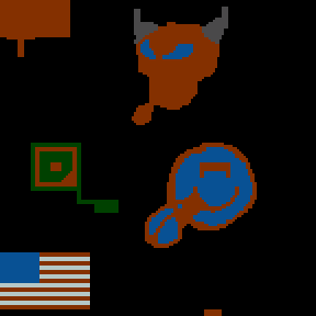 Underground minimap of The US of America