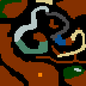 Underground minimap of The village battle