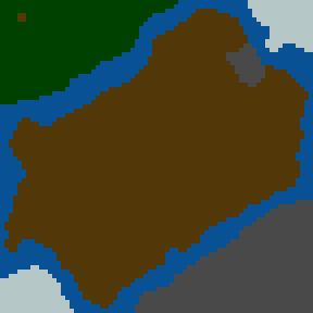 Surface minimap of The War for domination
