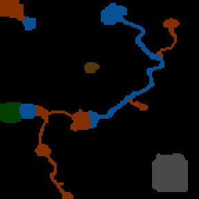 Underground minimap of The war of peoples and orcs