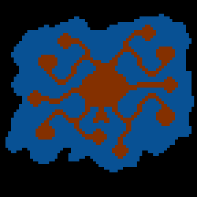 Underground minimap of The Wizard of Farsee