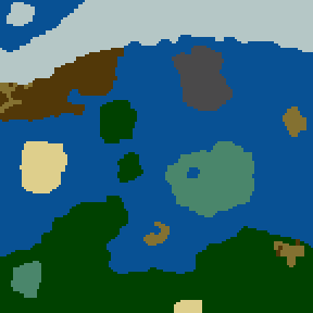 Surface minimap of Thief's Quest
