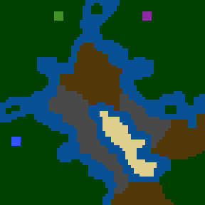 Surface minimap of Three kings