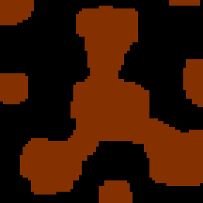 Underground minimap of Three Knights