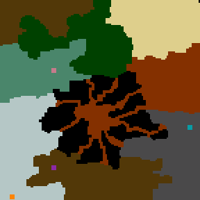 Underground minimap of To Hire Heroes III {Trapped}