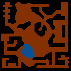 Underground minimap of Tomb Raiders