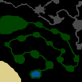 Underground minimap of Trail of the gods