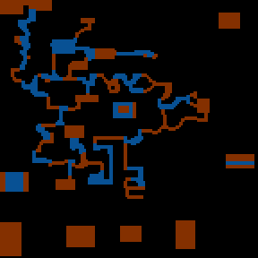 Underground minimap of Trap Dungeon adventures