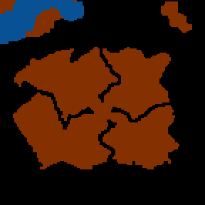Underground minimap of Treasure Island