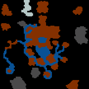 Underground minimap of Treasure Island