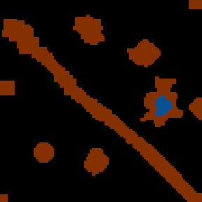 Underground minimap of Treasure of the Elves