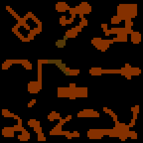Underground minimap of Treasure Quest
