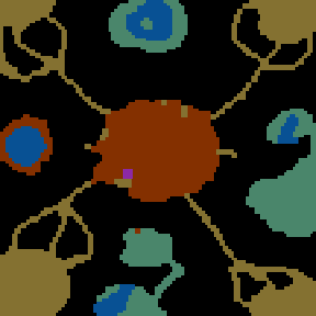 Underground minimap of Triad of Evil