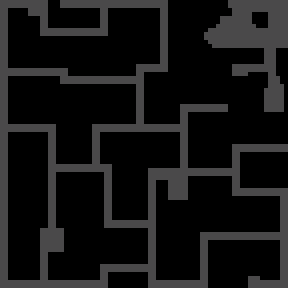 Underground minimap of TRIAL.