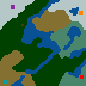 Underground minimap of Tributary (not finished)