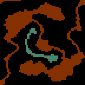 Underground minimap of Trio of Doom