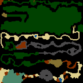 Underground minimap of Trójząb Posejdona