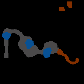 Underground minimap of Trunk's jewel