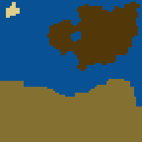 Surface minimap of Tuatara's Terror