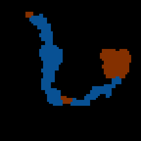 Underground minimap of Tuatara's Terror