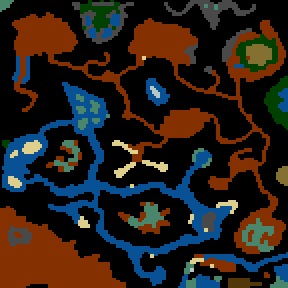 Underground minimap of Twierdza Gorta