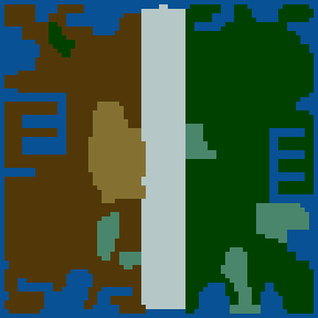 Surface minimap of Two Brothers