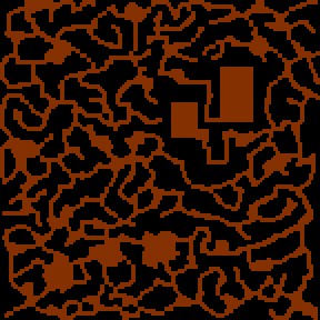 Underground minimap of Ultima 1
