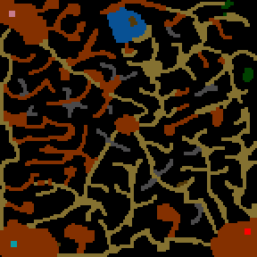 Underground minimap of Underground