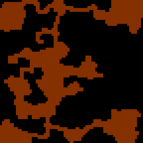 Underground minimap of Underground Invaders
