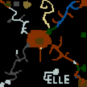 Underground minimap of Une carte de folie