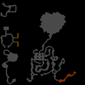 Underground minimap of Unholy Quest