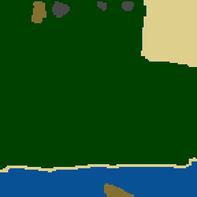 Surface minimap of Unicornia