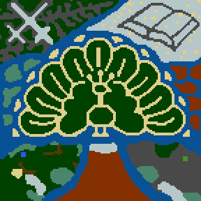 Underground minimap of Volcano of Evil