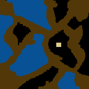 Underground minimap of Vordor Awaits You