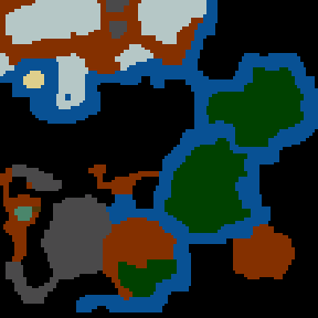 Underground minimap of Wales