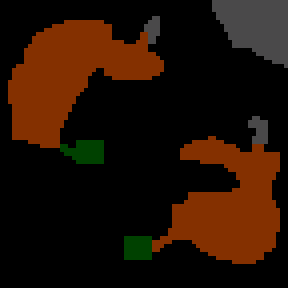 Underground minimap of War Next To Hell's Entrance