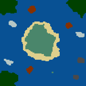 Surface minimap of War of Sin