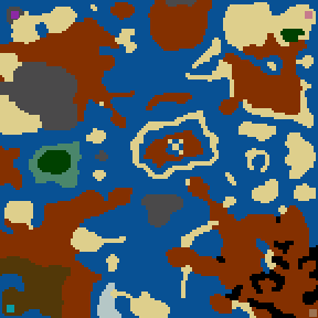 Underground minimap of War of titans