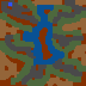 Underground minimap of Warlords Battlecry II