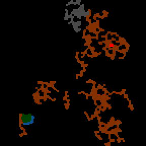 Underground minimap of Warriors and Dragons
