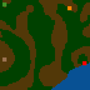 Underground minimap of Whispering Woods