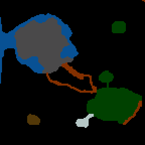Underground minimap of Wings of the Angel