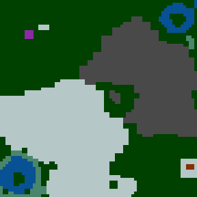 Surface minimap of Wizard from the Purple Forest