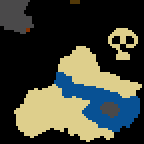 Underground minimap of Wizard from the Purple Forest