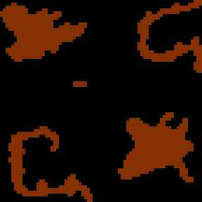 Underground minimap of Wizards Conquest