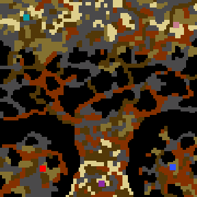 Underground minimap of Wojaże
